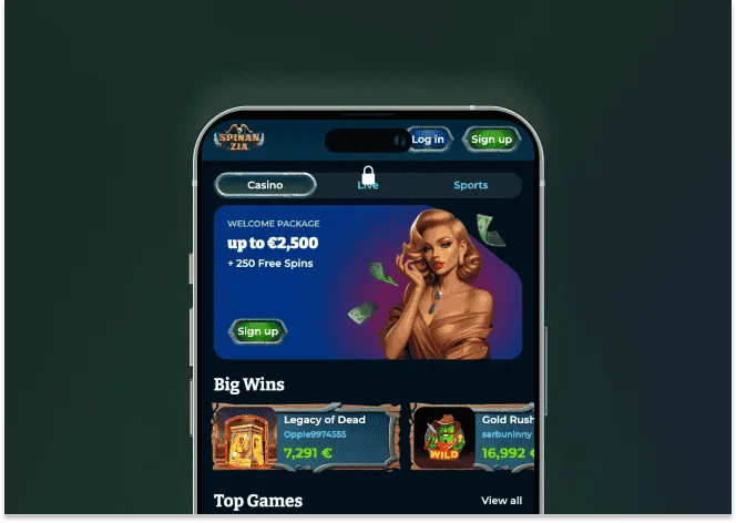 Spinanzia app